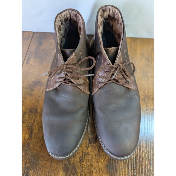 ROCKPORT ADIPRENE ADIDAS COLLAB CHUKKA Desert Boots Brown Suede  Men Size 9 - Picture 1 of 11